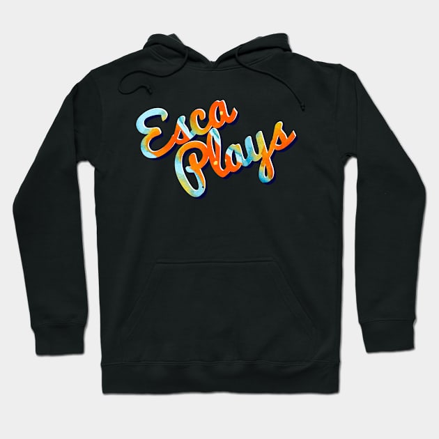 Orange / Blue Logo Hoodie by EscaPlays